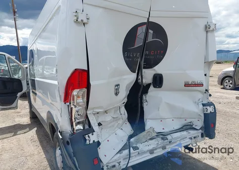 2017 Ram Promaster 2500 High Roof 159 Wb из США, поврежденный, VIN 3C6TRVDG1HE505885